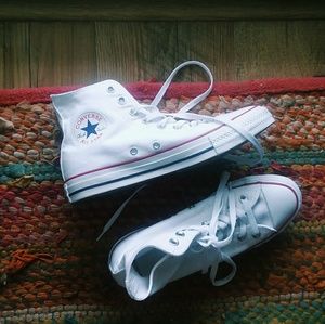 White high top Converse